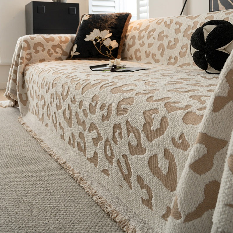 Single Sided Fleece Sofa Cover - Modern Minimalist Protects & Decorates