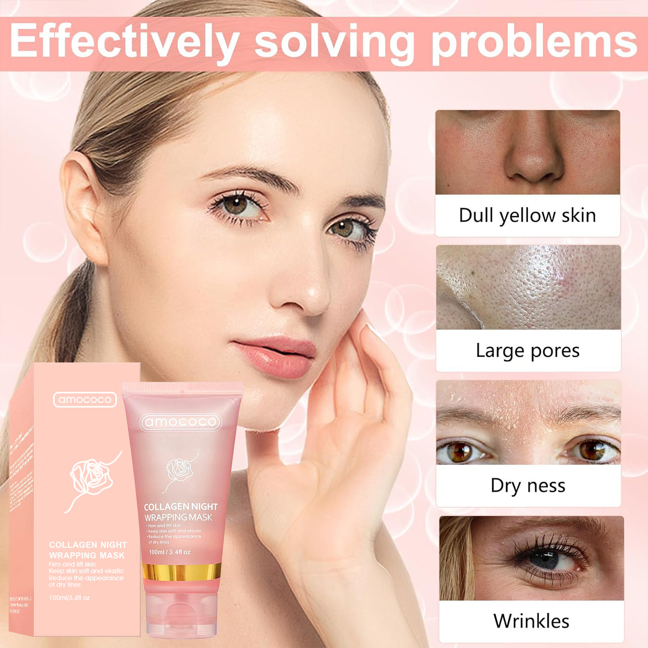 Collagen Night Wrapping Mask - Firming & Hydrating Overnight Facial Care