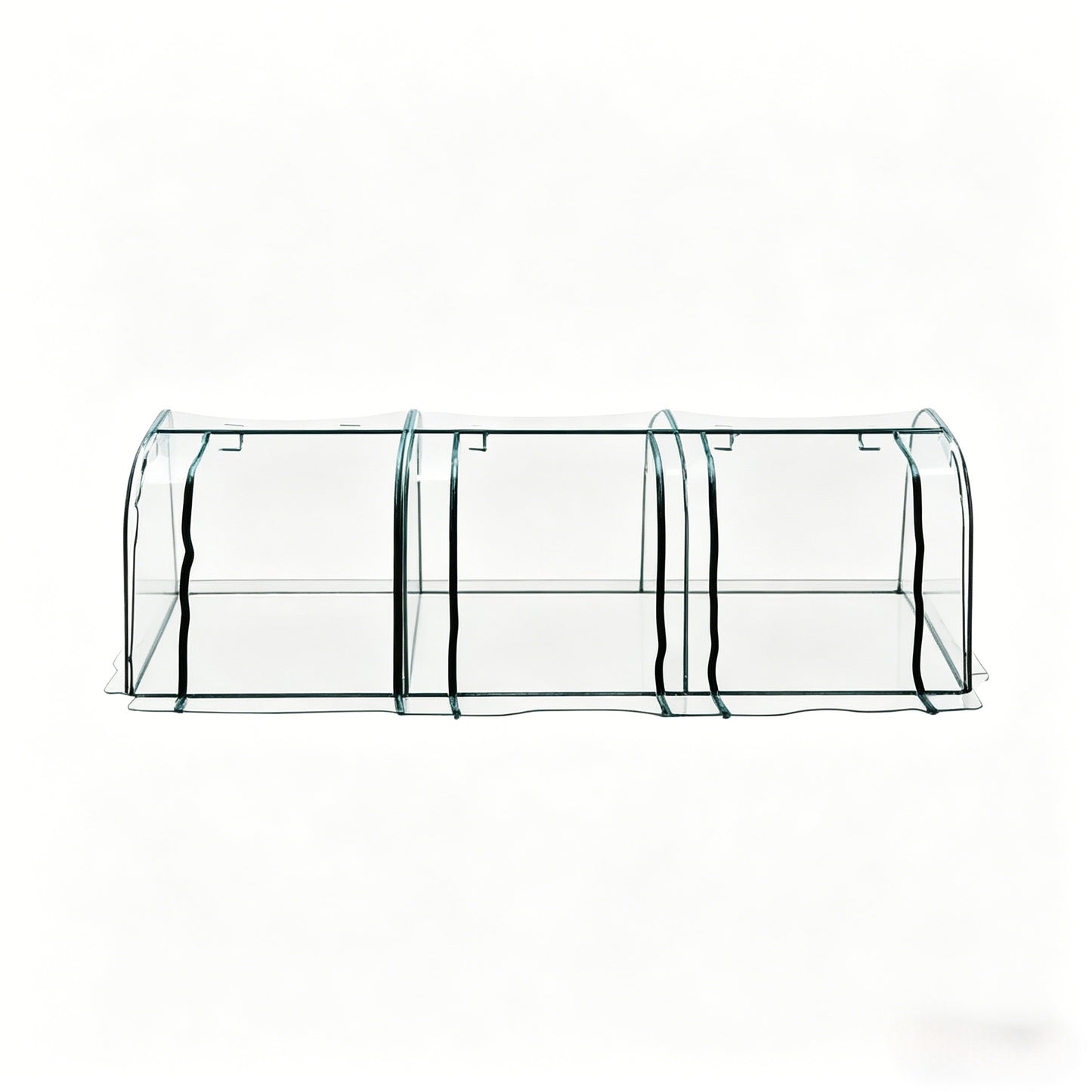 Portable Tunnel Greenhouse - Clear & Dark Green Options