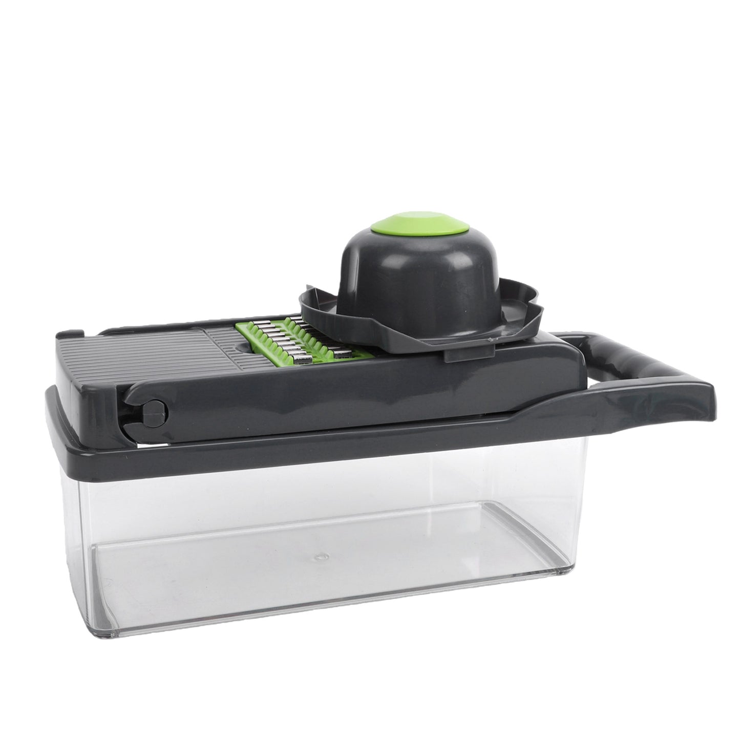 Manual Vegetable Chopper with 1.5L Container - Food Cutter