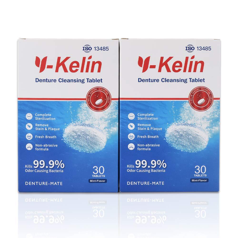 Dentures Cleaning Effervescent Tablets Stain Removal Oral Care
