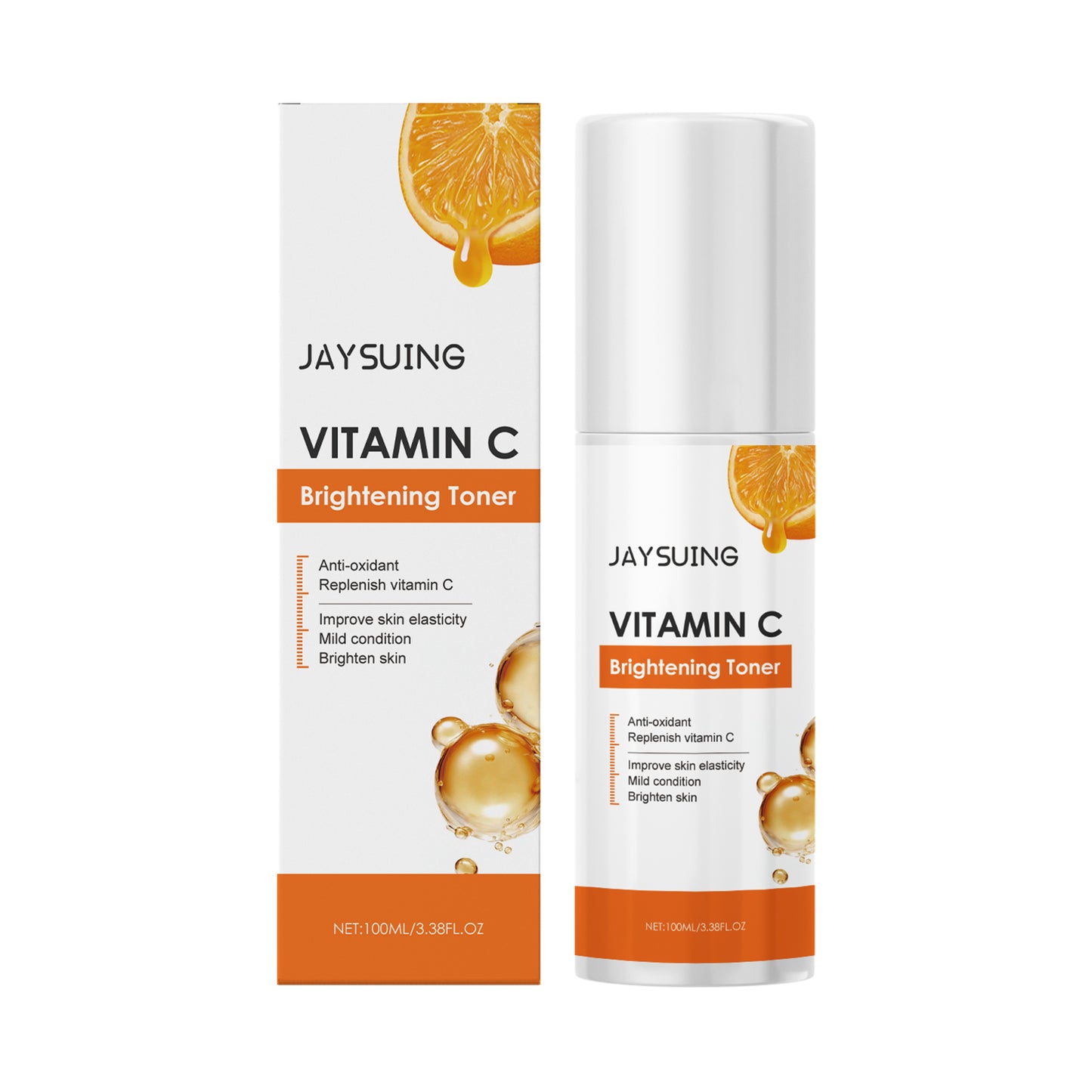Vitamin C Facial Toner with Hyaluronic Acid - Brightening & Hydrating 100ml