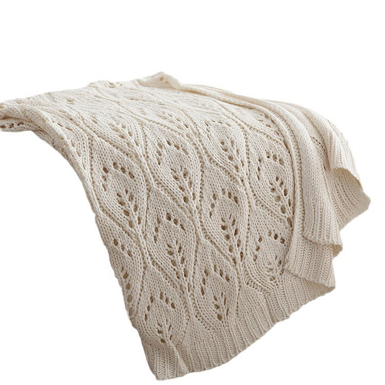 Nordic Style Knitted Sofa Blanket 127x152cm - Home Textiles
