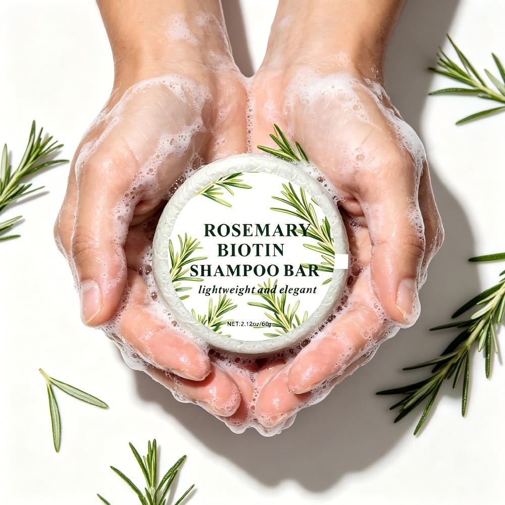 Biotin Rosemary Shampoo Bar 60g - Natural Hair & Body Care