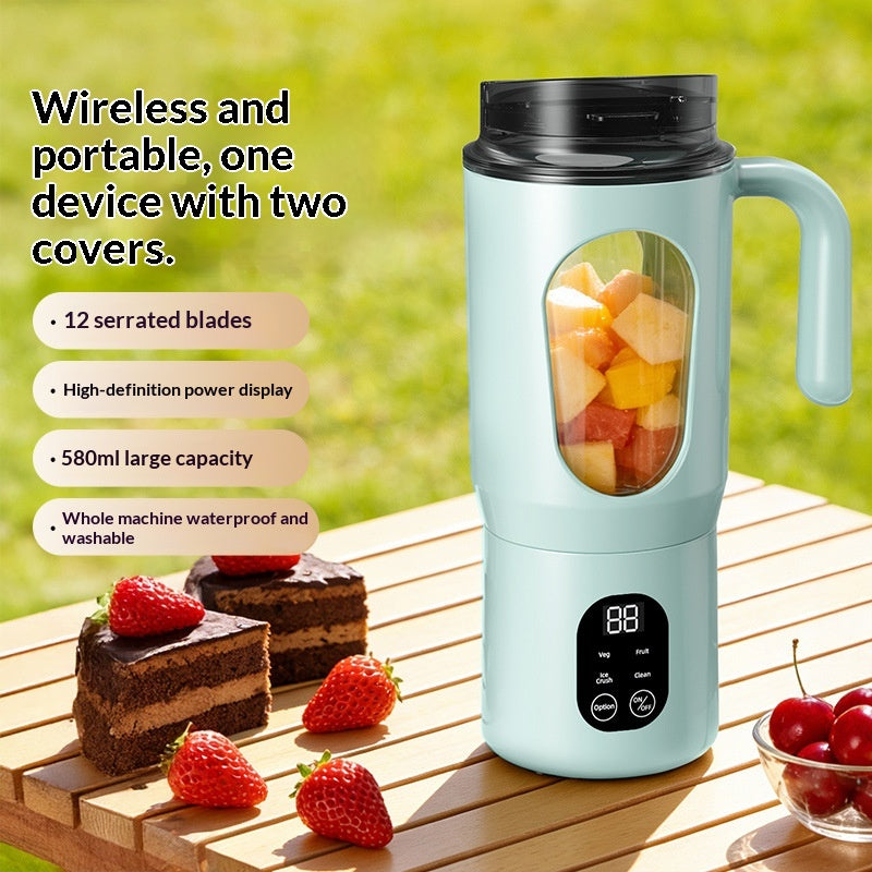 Rechargeable Portable Fruit Juicer Cup with Pulp Separation - Multiple Colors