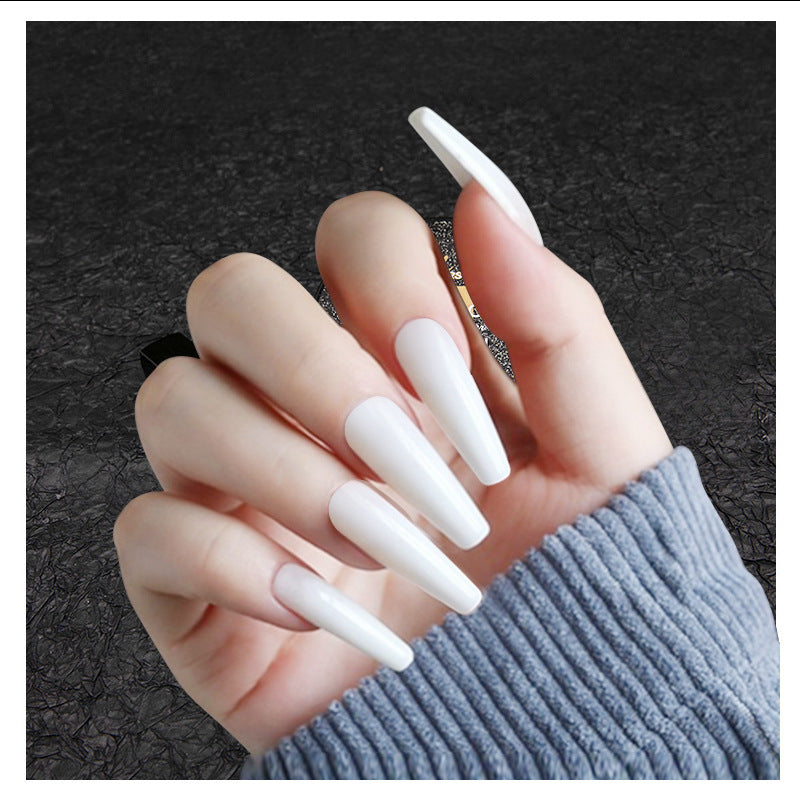 Long Nail Art Stickers and Decals Set - Multiple Colors for Elegant Nail Design
