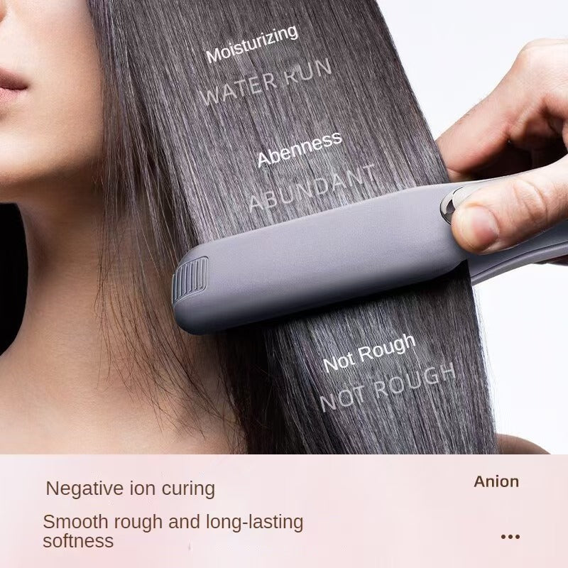 Professional Ceramic Hair Straightener - LCD Display & Ionic Frizz Control