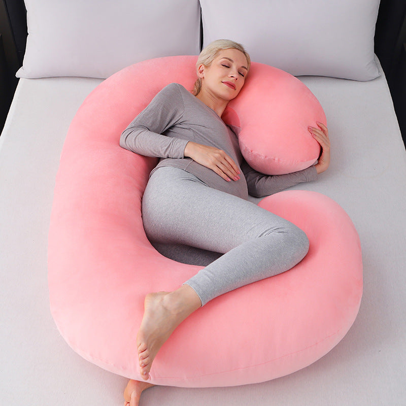 Pregnancy Support Pillow Waist Support Cushion for Side Sleeping - Detachable