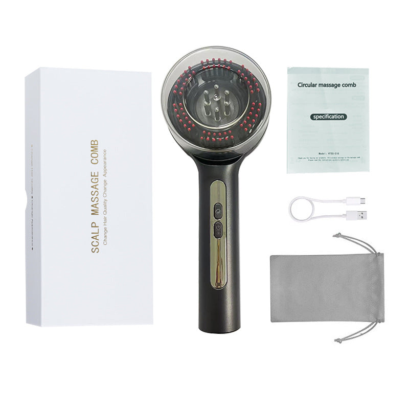 Electric Red Light Scalp Massage Comb Hair Growth