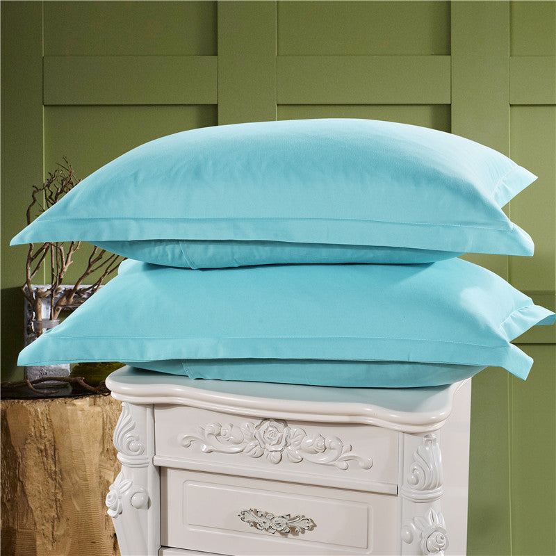 Upgraded Single Pillowcase - 48x74cm Home Textile Set of 2 for Bedroom Decor