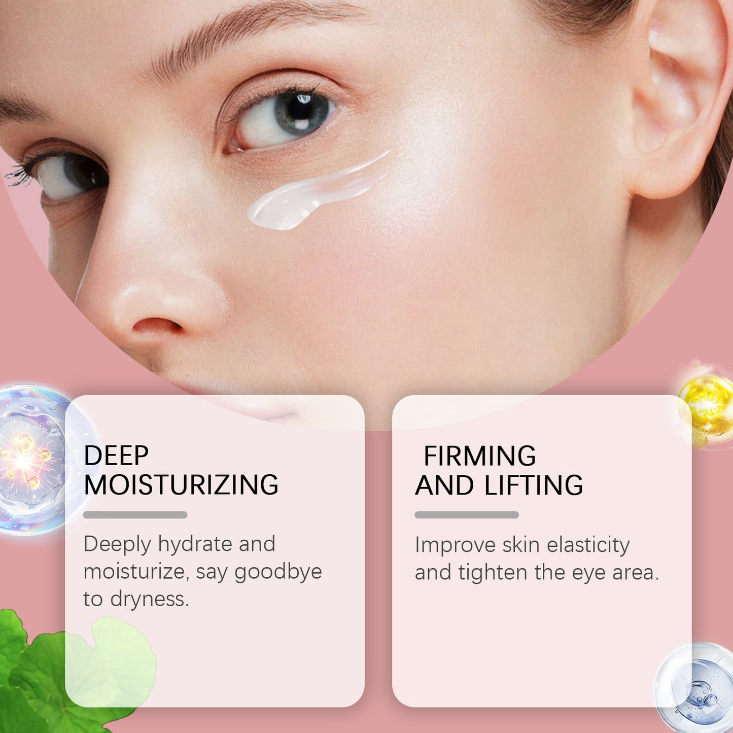 Moisturizing Firming Eye Cream with Niacinamide - Anti-Aging Eye Treatment