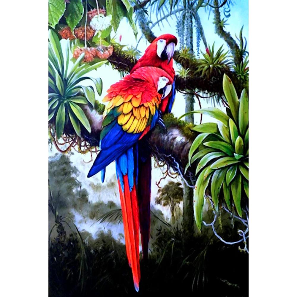 DIY Diamond Painting Cross Stitch Kit - Animal Bird Mosaic Art