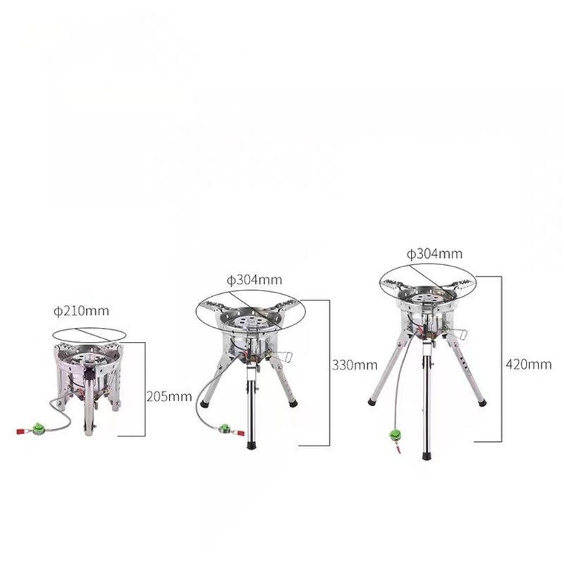Outdoor Camping Gas Stove 4360W Butane High Power Portable Kitchen Equipment