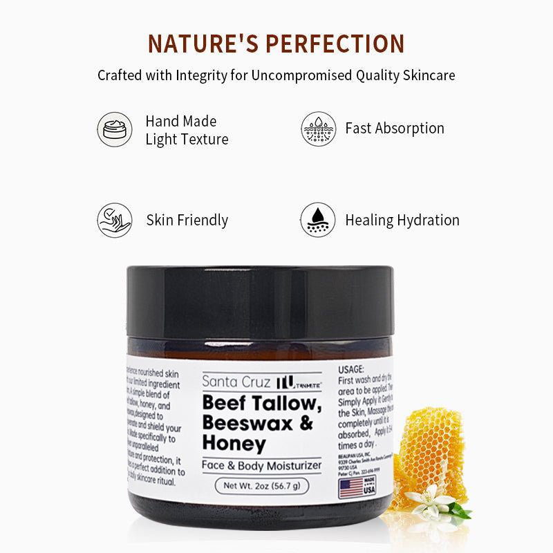 Beef Tallow Face Cream - Moisturizing & Firming Facial Care