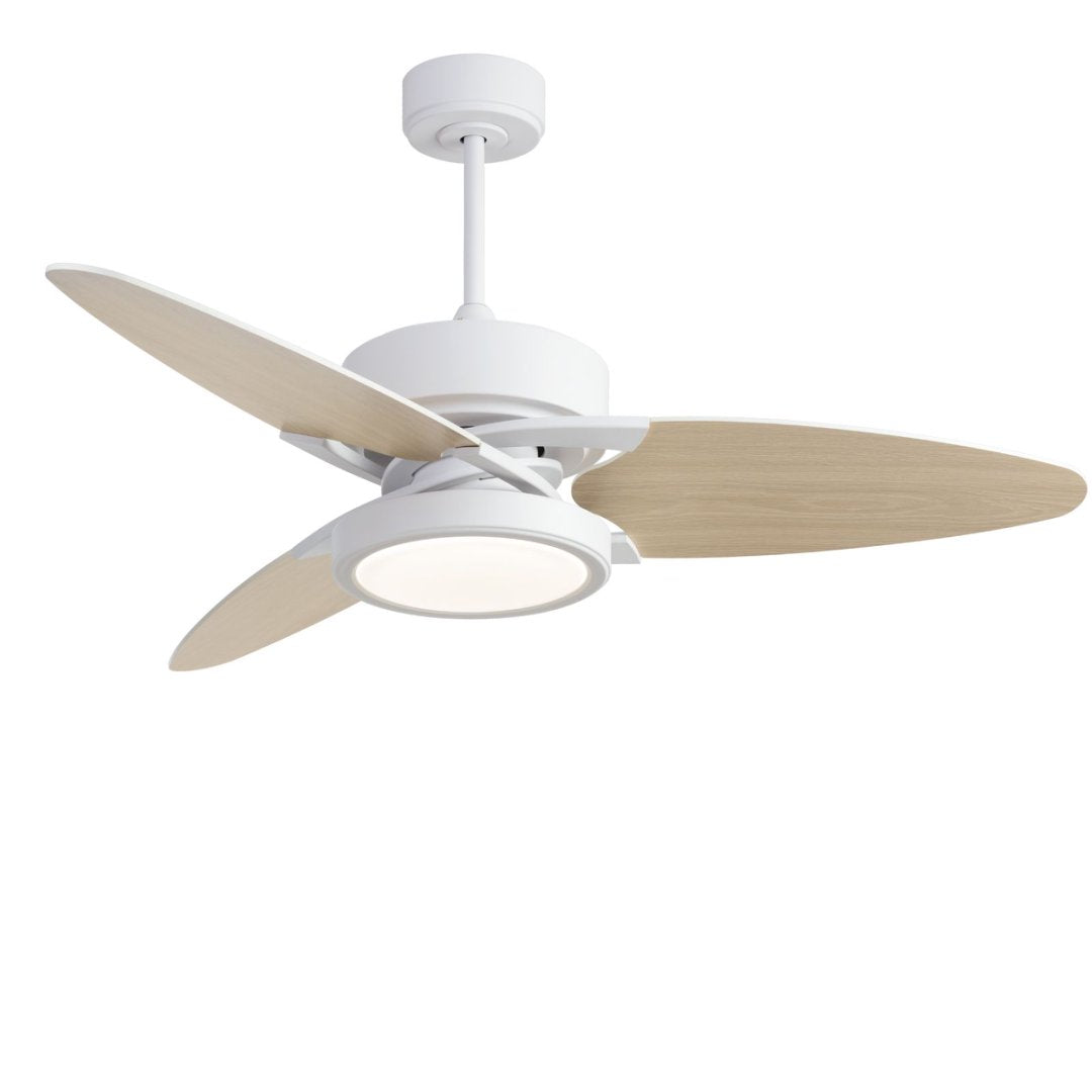 52 Inch Indoor LED Ceiling Fan with Remote Control and Reversible Blades