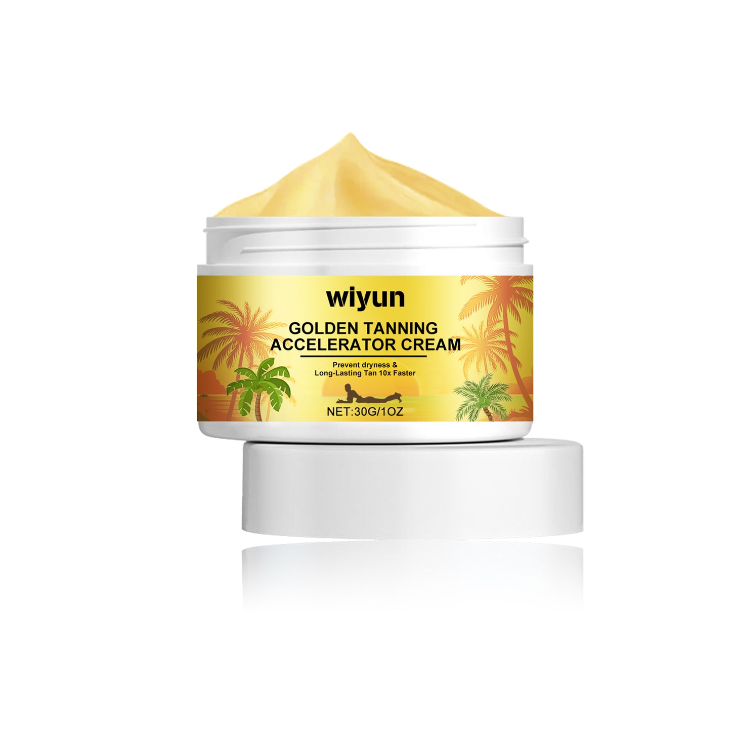 Natural Tanning Accelerator Cream with Carrot and Olive Oil - 30g