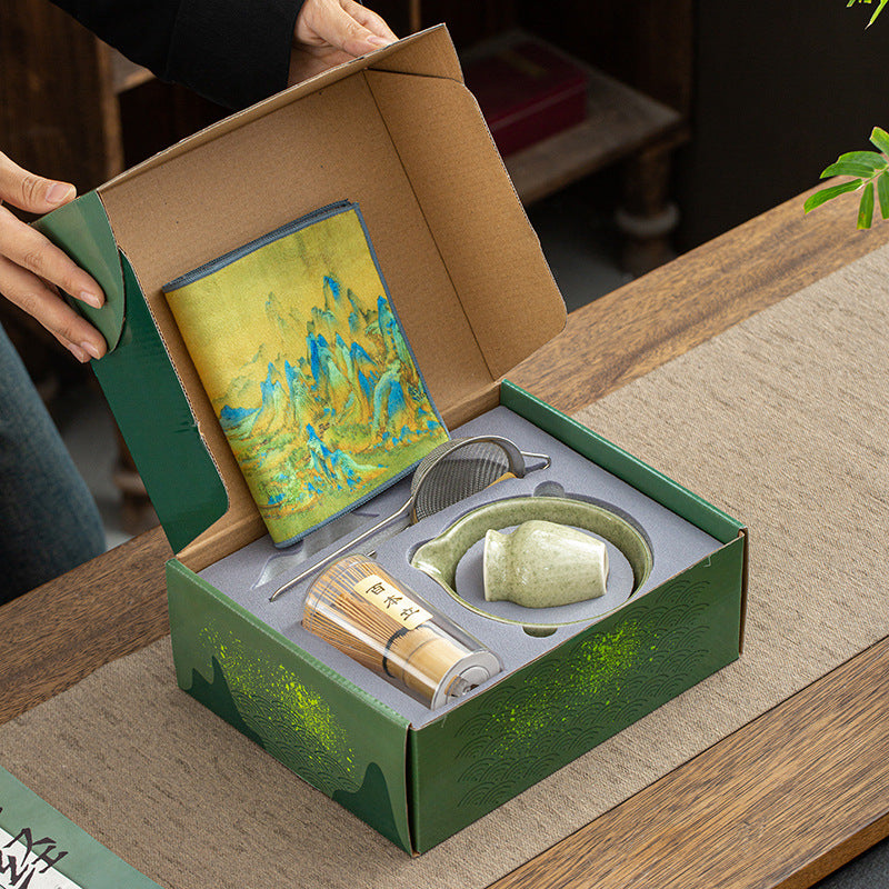 Japanese Ceramic Matcha Tea Ceremony Accessories - Multiple Colors