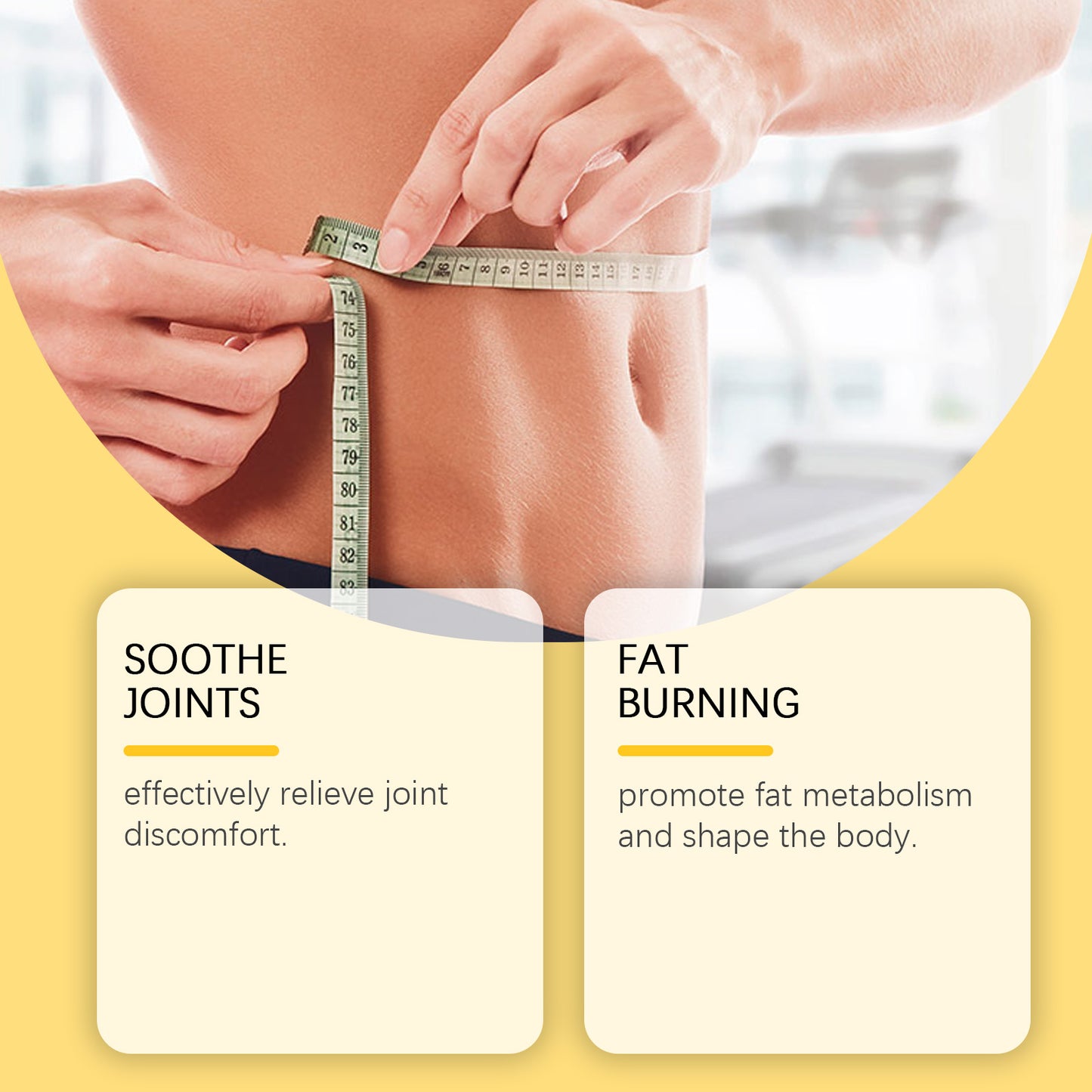 Firming Body Patch with Wormwood and Ginger Extract for Skin Care