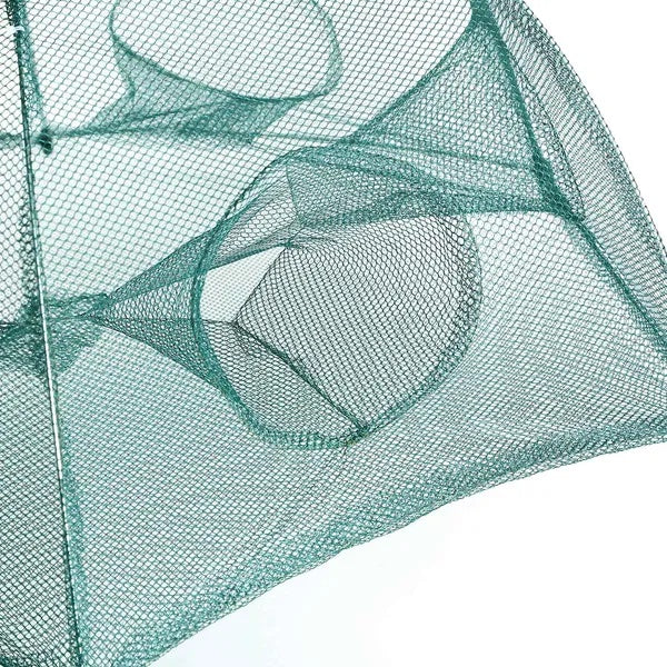 Portable Folding Fishing Trap Net - Easy to Use Bait Trap