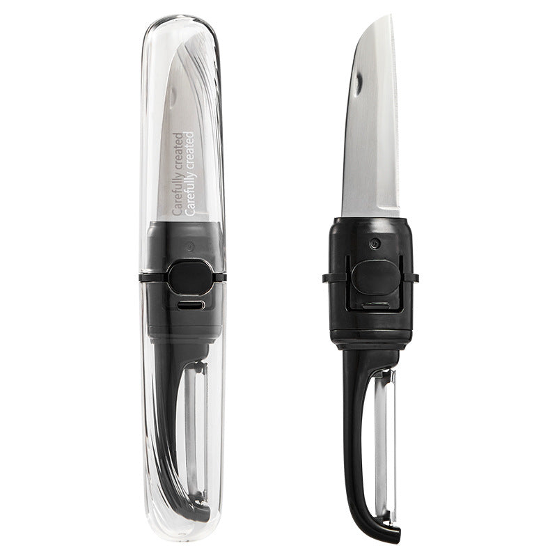 Portable Double Head Fruit Knife Peeler - Foldable Kitchen Tool