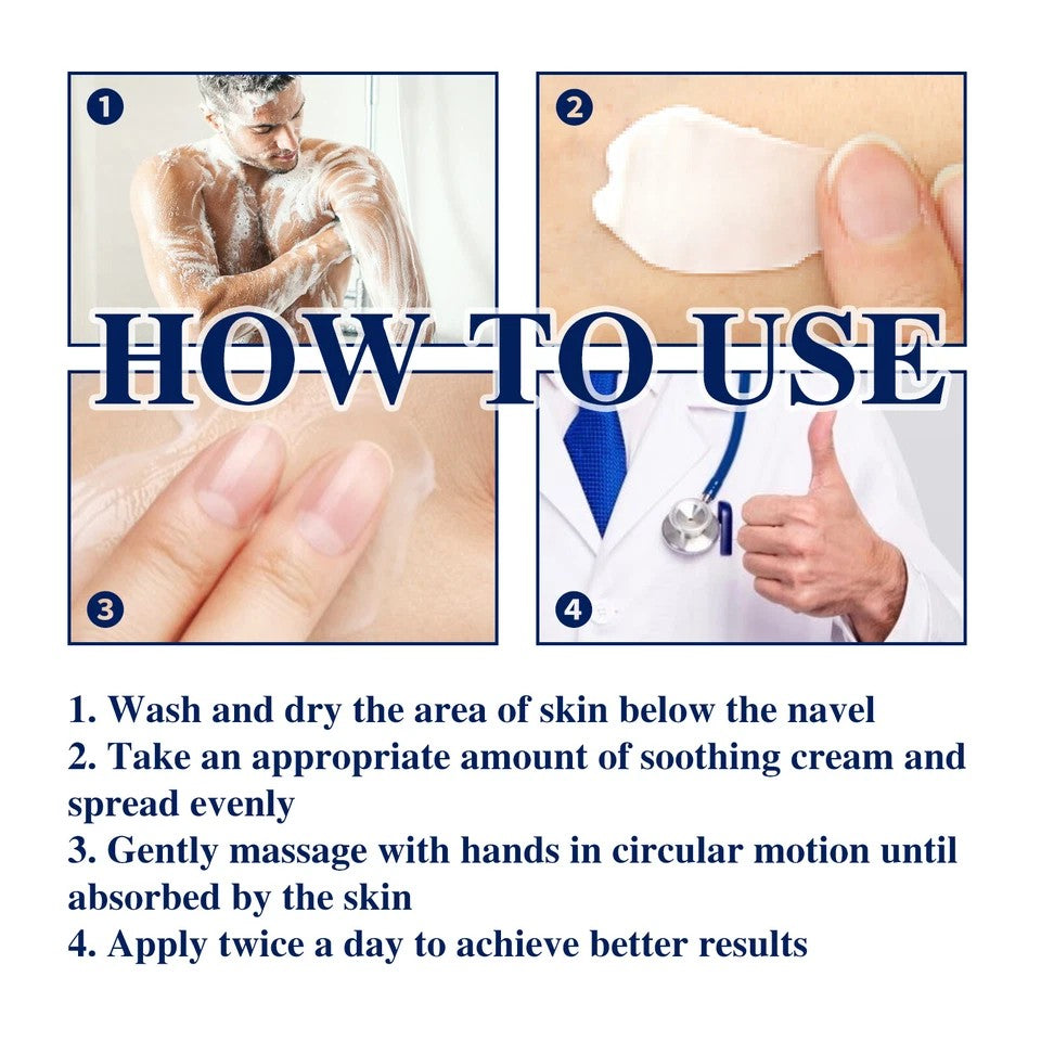 Men's Soothing Body Care Cream - 20g Moisturizing Hydrating Formula