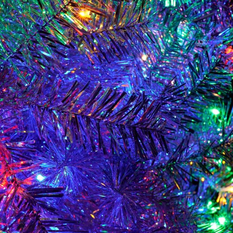 6FT Pre-Lit Artificial Christmas Tree with 300 LED Lights