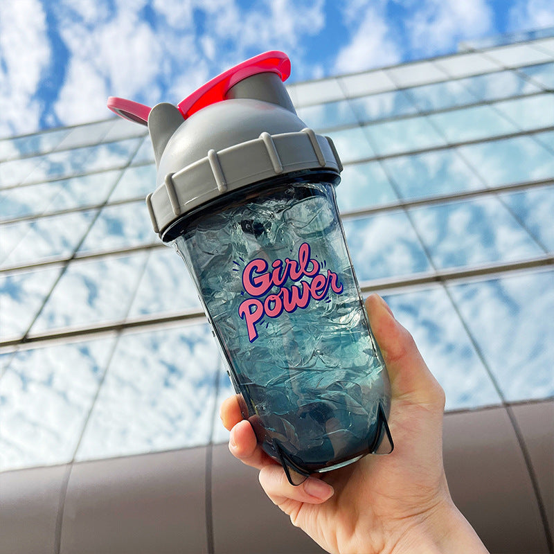 Heat-Resistant Sports Shake Cup 560ml Tritan Waterproof Travel Mug