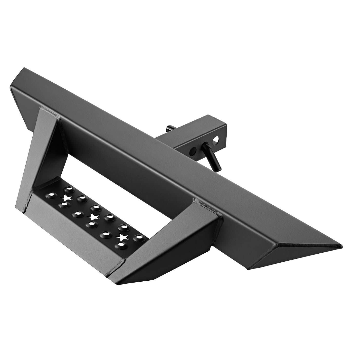 Universal Hitch Step for 2-Inch Receiver - Heavy Duty Rear Bumper Guard with Non-Slip Surface, Load Capacity 300 lbs, Fits Trucks, SUVs, Pickup, Trailers