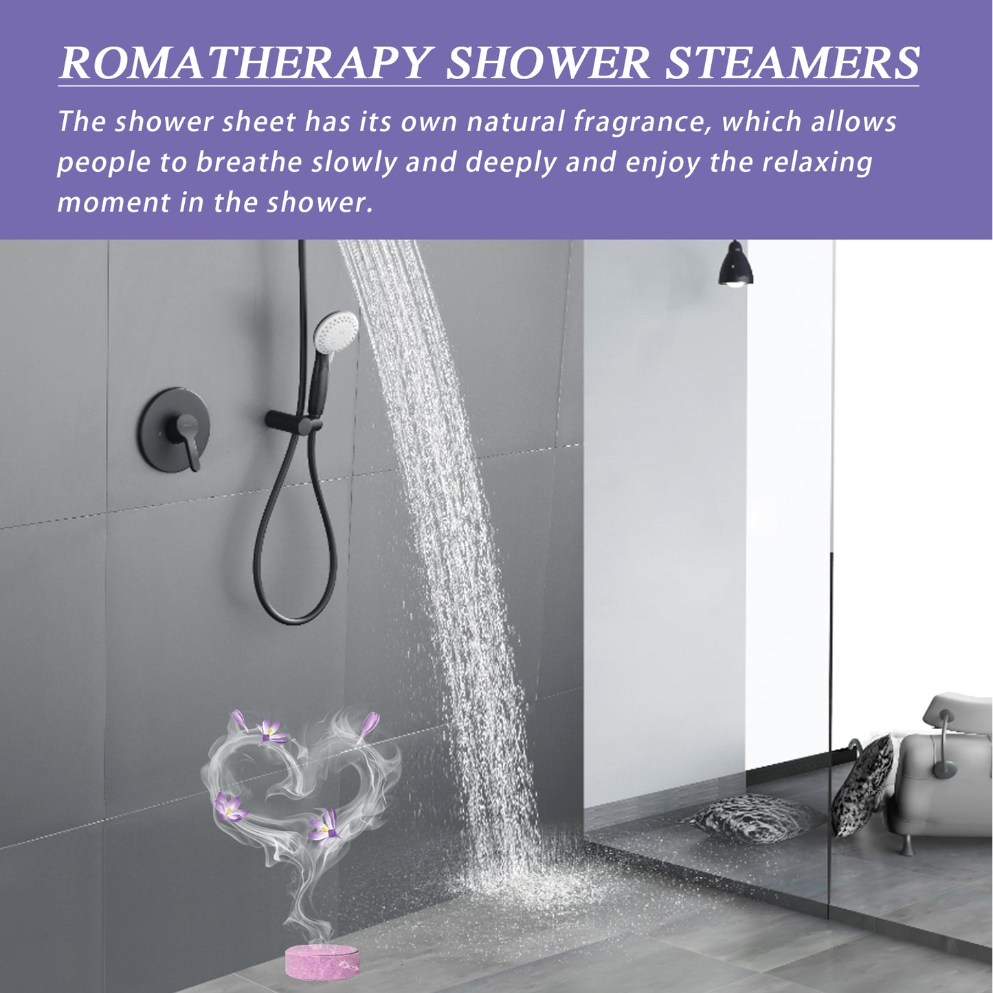 Aromatherapy Shower Tablets - Eucalyptus, Peppermint & Lavender 7-Pack