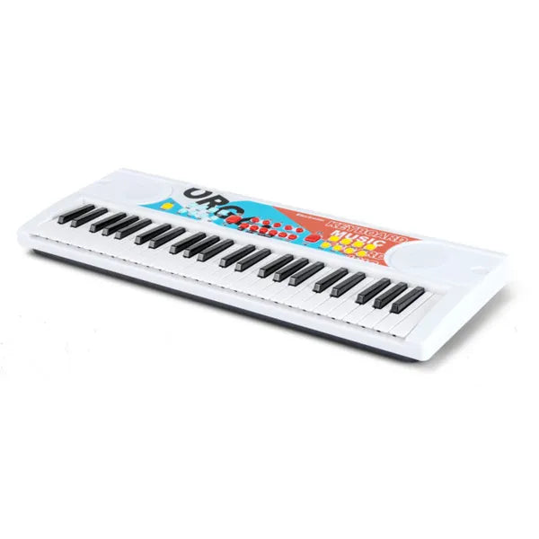 49-Key Kids Electronic Keyboard with Microphone - Educational Music Toy