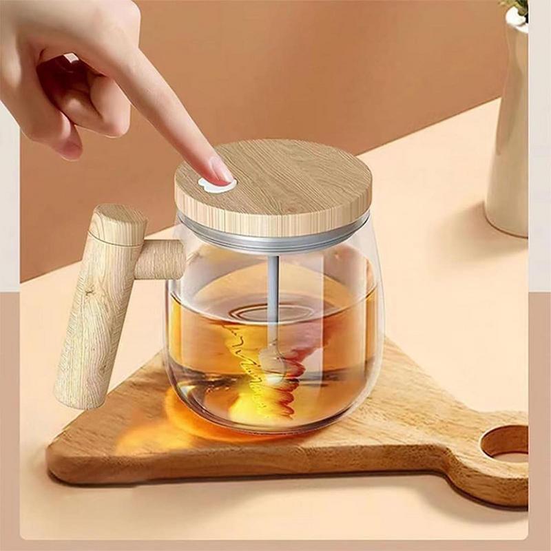 Self-Stirring Coffee Mug 400ML Electric Mixing Cup for Hot & Cold Drinks