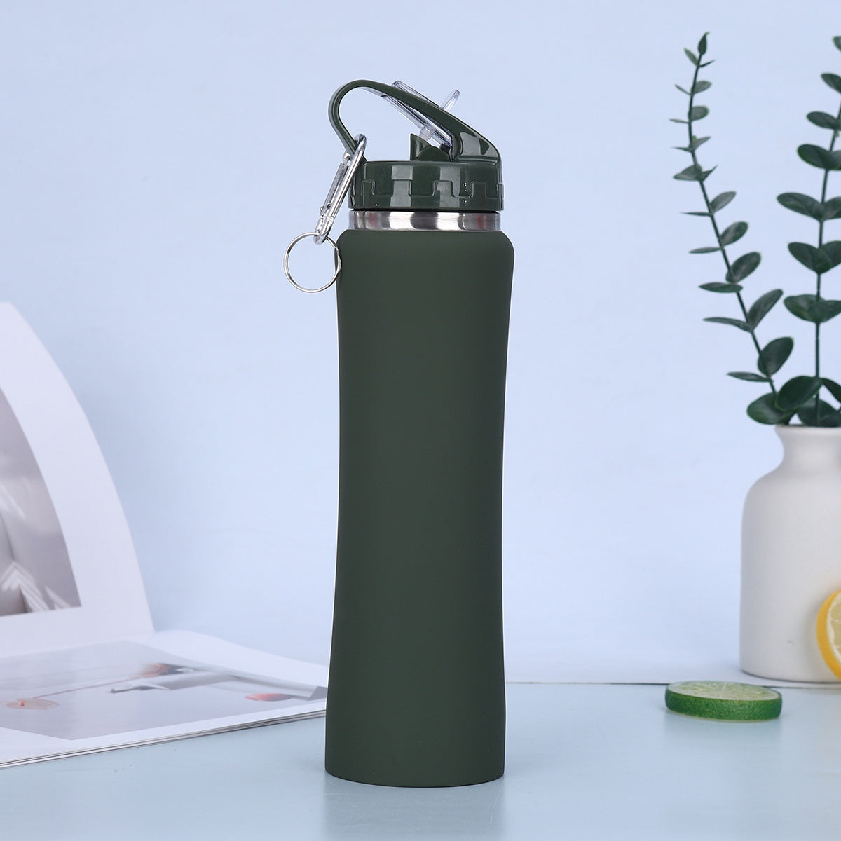 Double-Layer Stainless Steel Insulated Travel Mug - 500ML-750ML Portable Cup