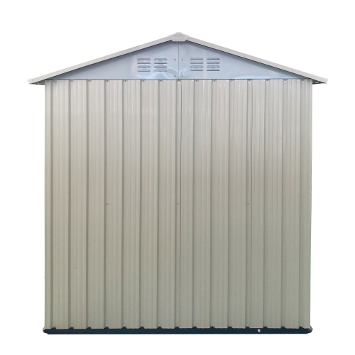Outdoor Garden Storage Shed 5ft x 3ft with Aluminum Frame White