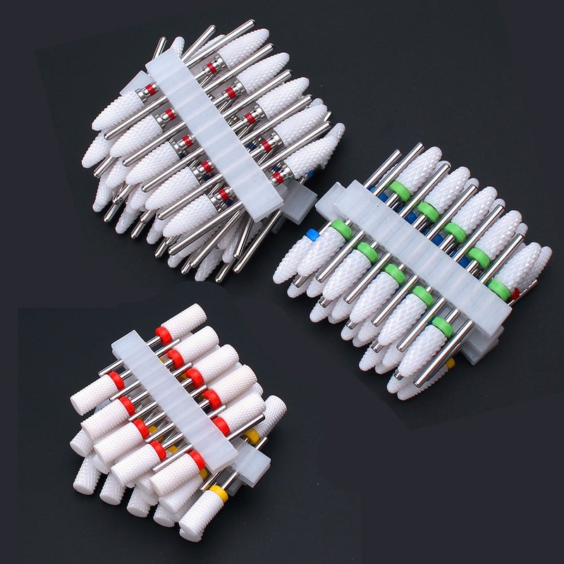 Ceramic Nail Drill Bit Set - Exfoliating & Polishing Tool