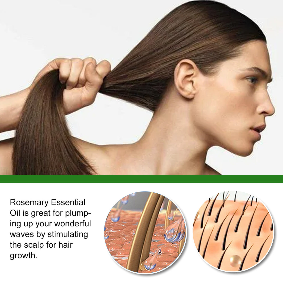 Rosemary Hair Growth Oil - Anti-Hair Loss Essential Oil 30ml