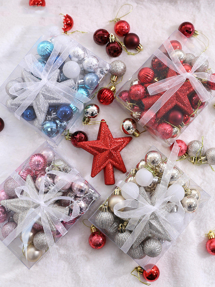 Festive Christmas & Chinese New Year Ornaments Set - Holiday Ball Decorations