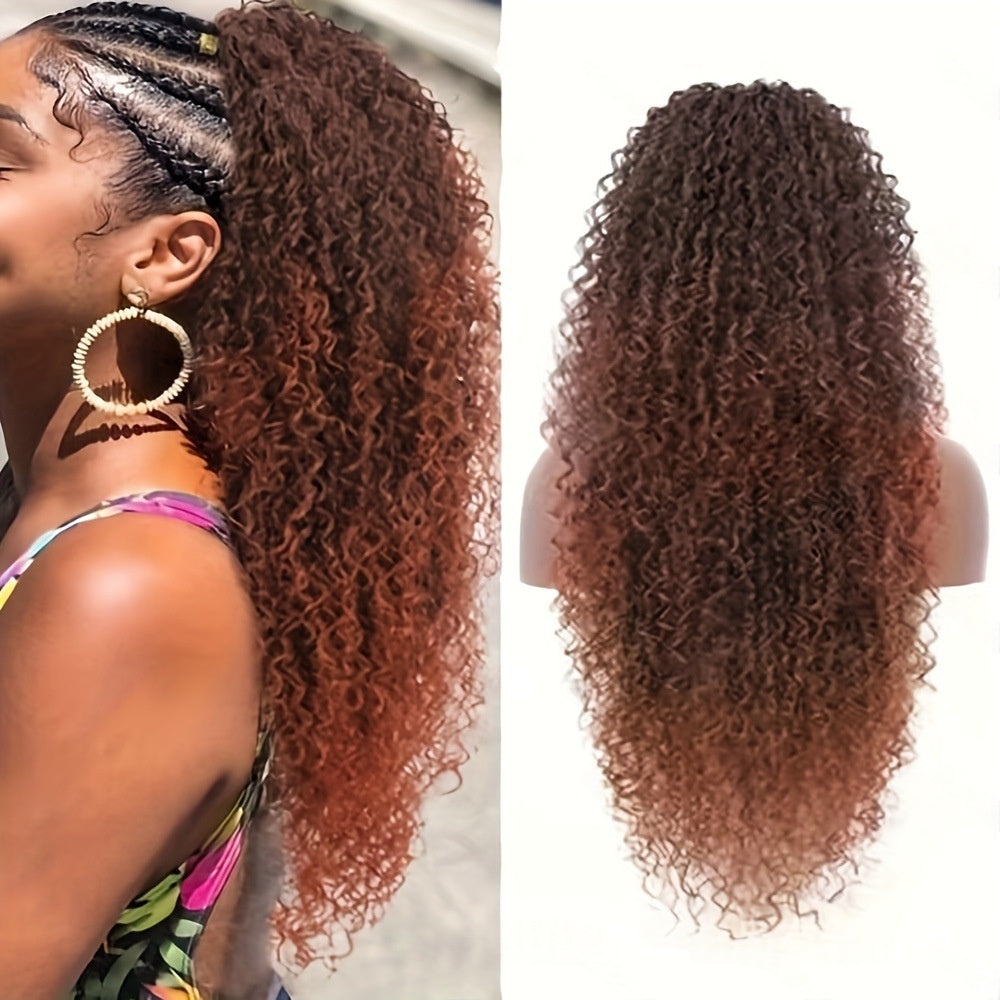 African-Style Synthetic Fluffy Wig for All Face Types - High Temperature Fiber