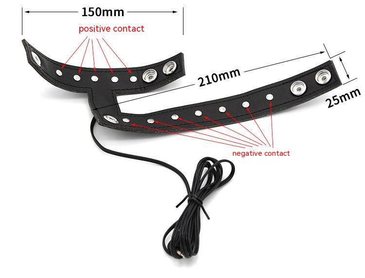 Men's Electric Shock Penis Ring Urethral Plug with Remote Control - Adult Wellness