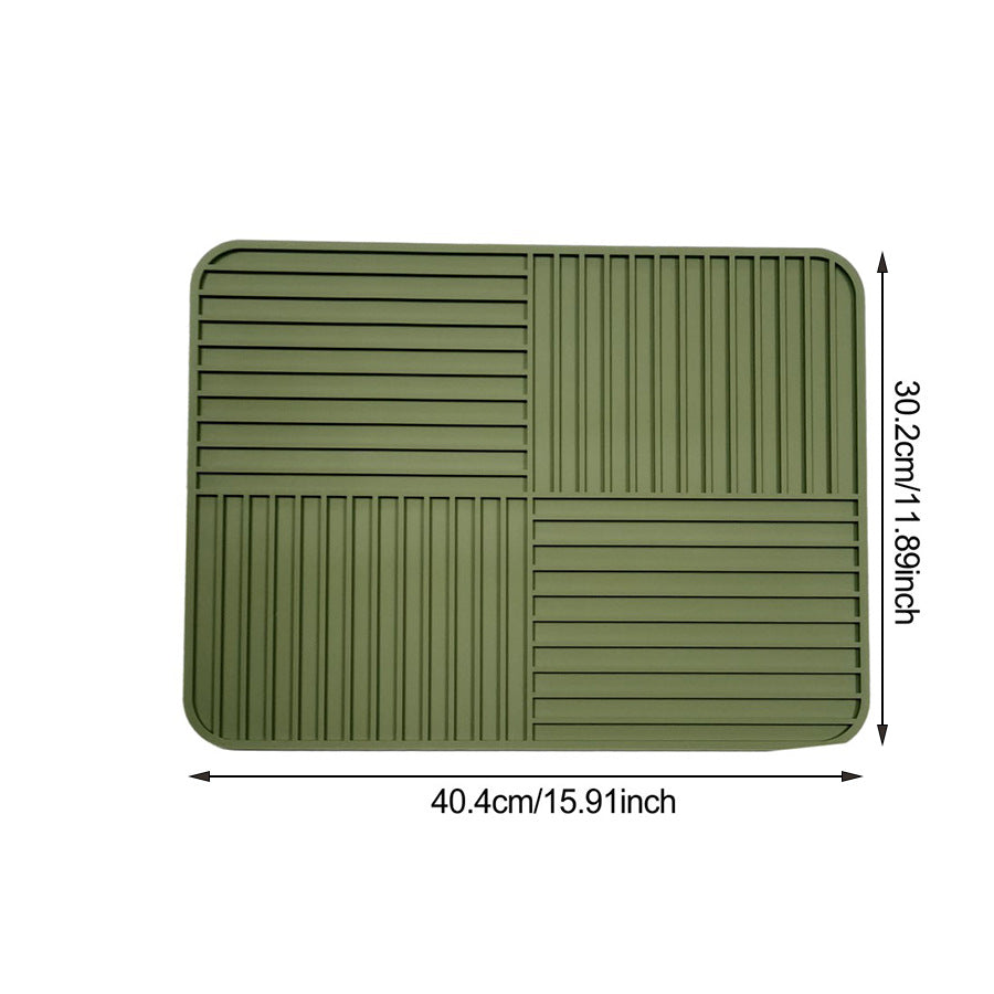 Food-Grade Silicone Drainage Mat High-Temperature Resistant Kitchen Accessory