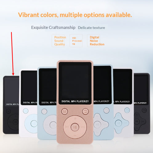 Ultra-Thin MP4 Player with 1.8-inch Screen, FM Radio & Voice Recording