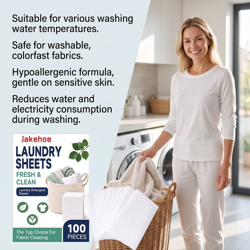 Laundry Sheets 100 Pieces - Fabric Softener & Dryer Sheet Alternative