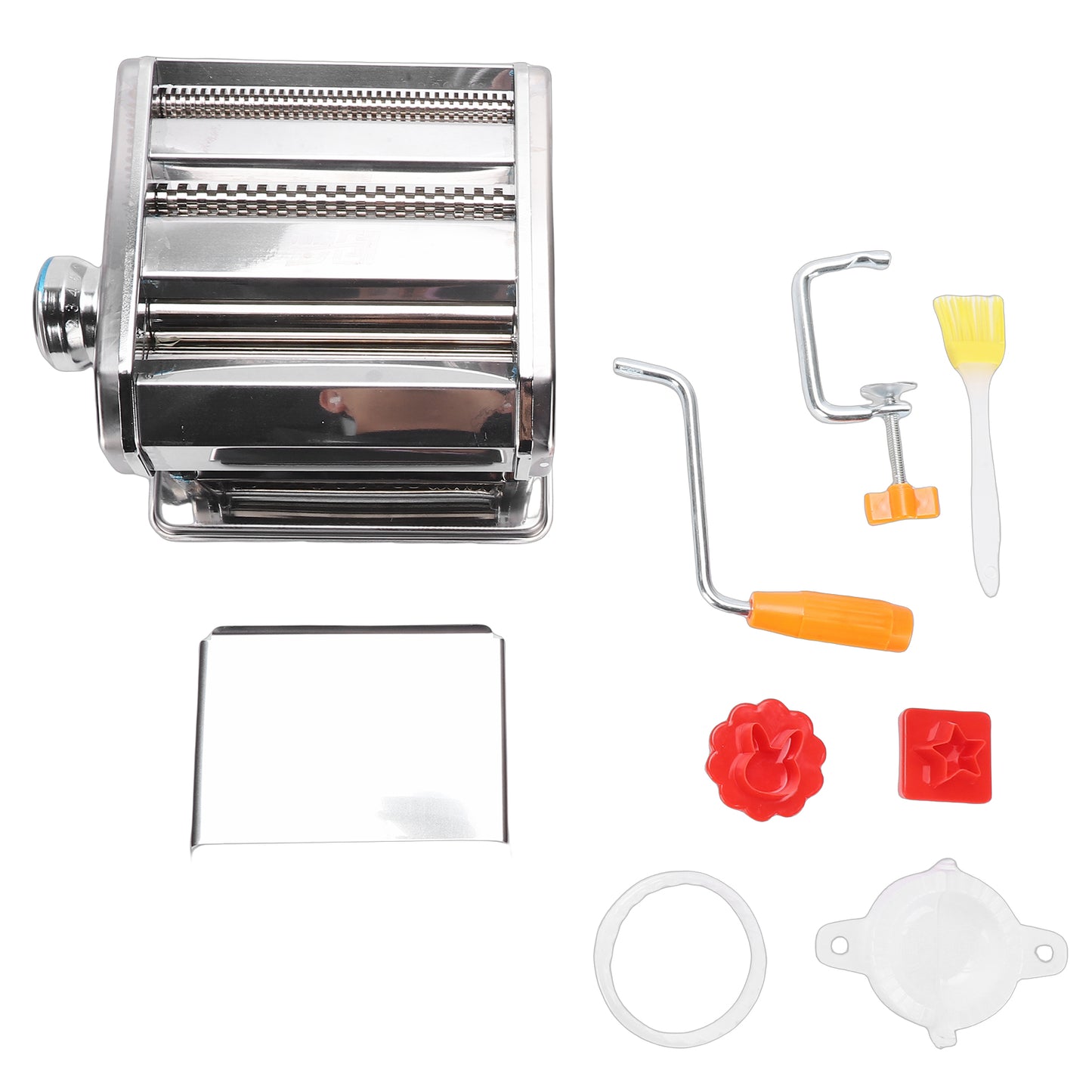 Manual Pasta Maker - Adjustable Stainless Steel Noodle Machine