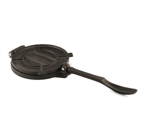 Cast Iron Cake Press Round Muffin Plate - Hand Pressure Kitchen Tool