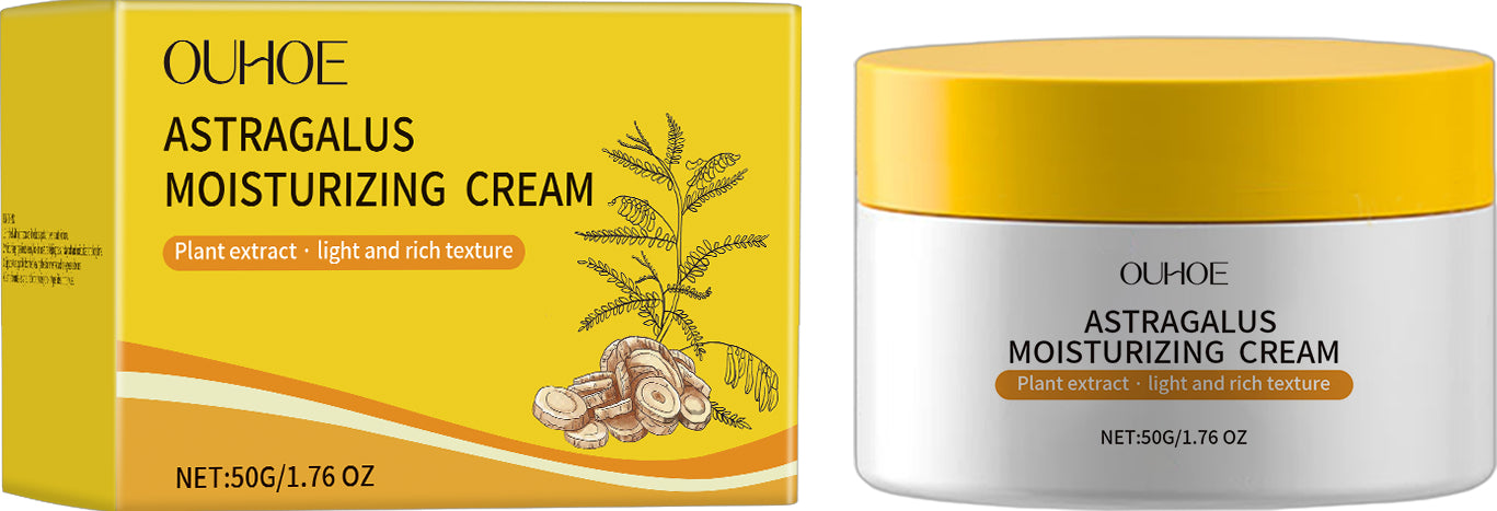 Huangqi Face Cream Moisturizer for Dull Skin 50g - Skin Care, Natural Herbal
