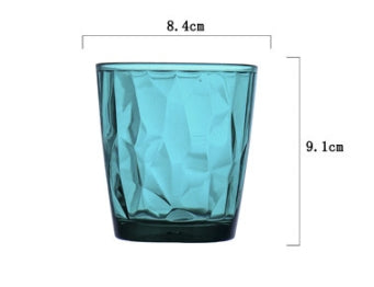 Acrylic Restaurant Tea Cup - Transparent Octagon Drinkware, Shatter-Resistant