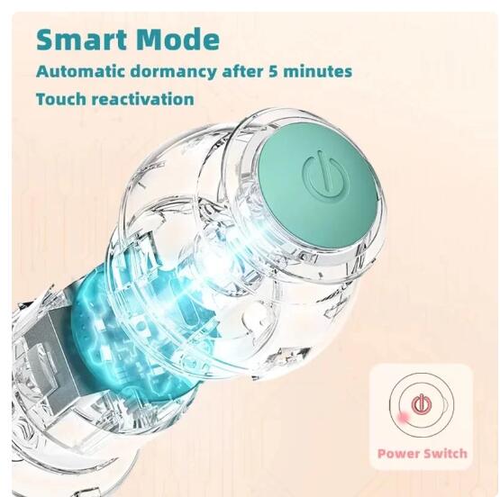 Interactive Electric Pet Ball Toy for Cats and Dogs - Indoor Outdoor Rolling Fun