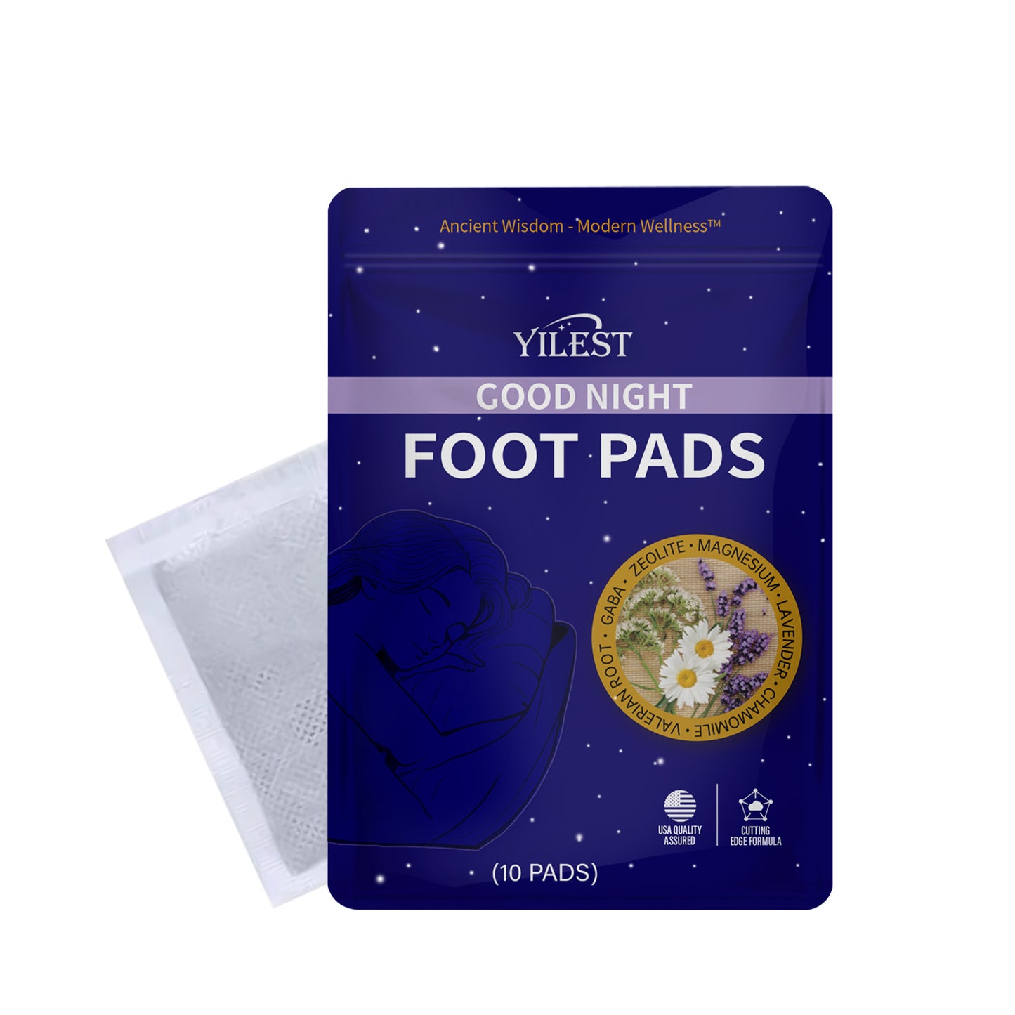 Soothing Foot Care Patches - 10 Pack Relaxing Herbal Relief