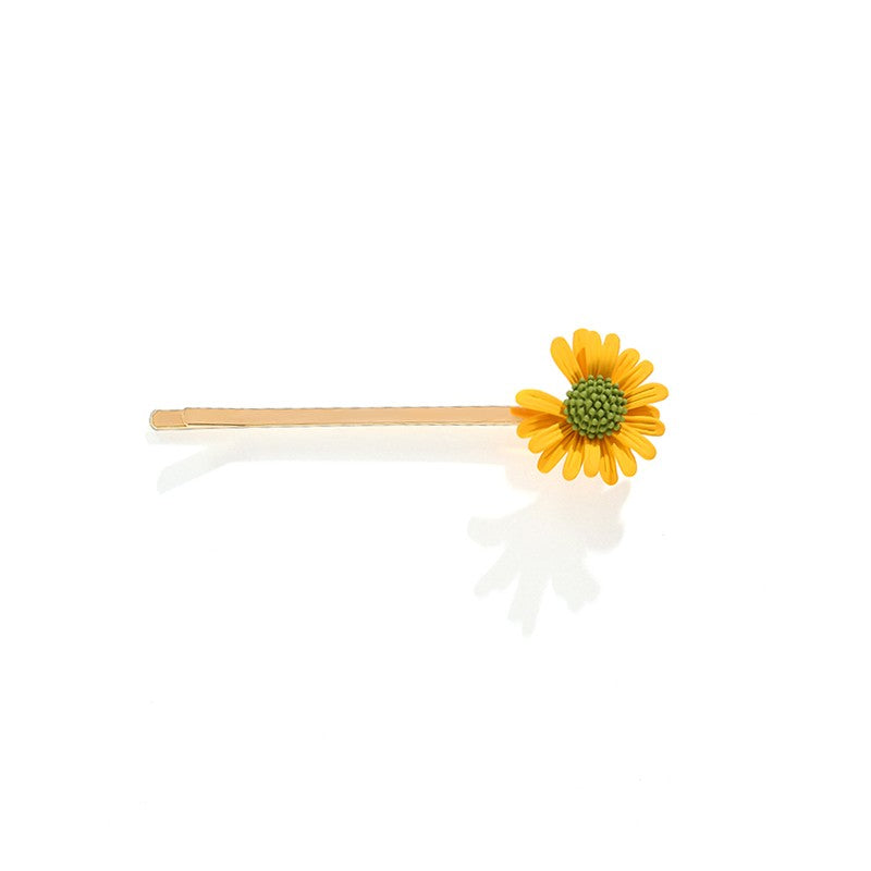 Chrysanthemum Flower Hair Barrettes - Side Clip
