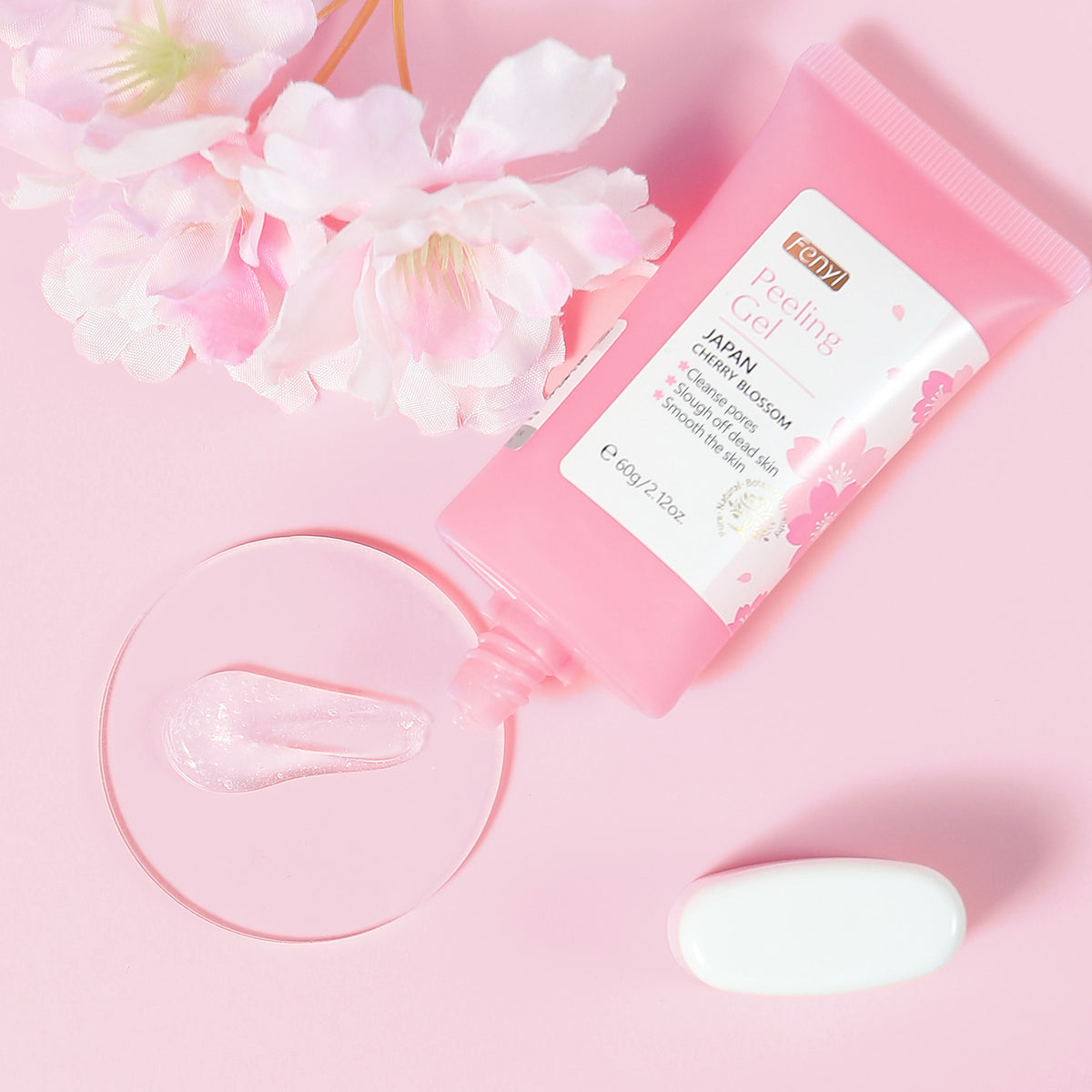 Hydrating Facial Gel - Sakura Cutin Gel 60g for All Skin Types