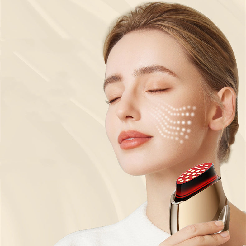 Portable Collagen Beauty Gun with EMS & Red Light Therapy - USB or AC